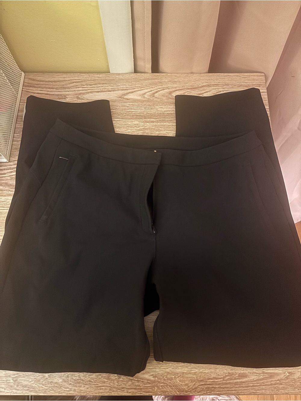 Lululemon Stretch Ponte Black Work Pants Size 10
